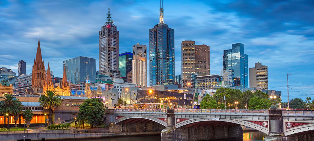Photograph of Melbourne city, Australia